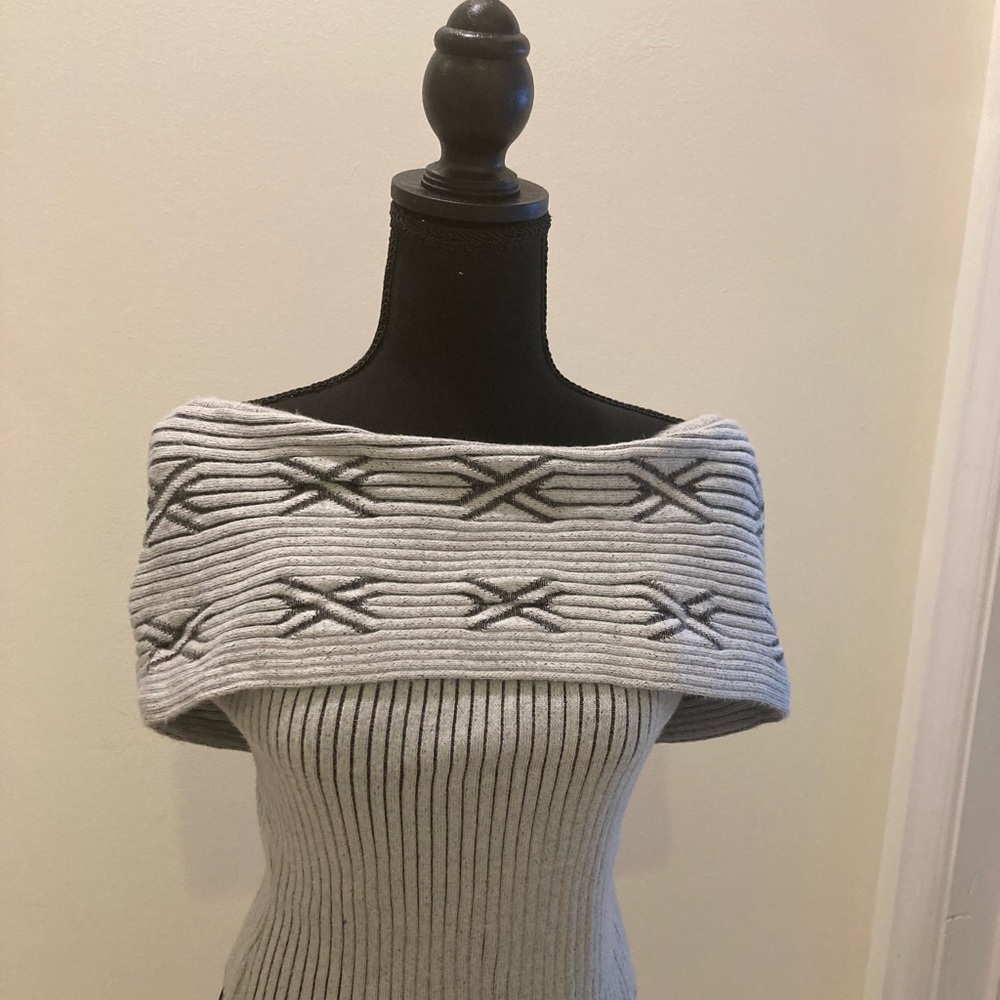 Bebe Cable Off Shoulder Top/ Sweater 
Condition: New
